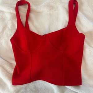 Zara Red Top
